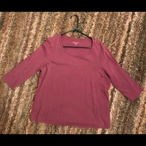 Mauve color Coldwater Creek top